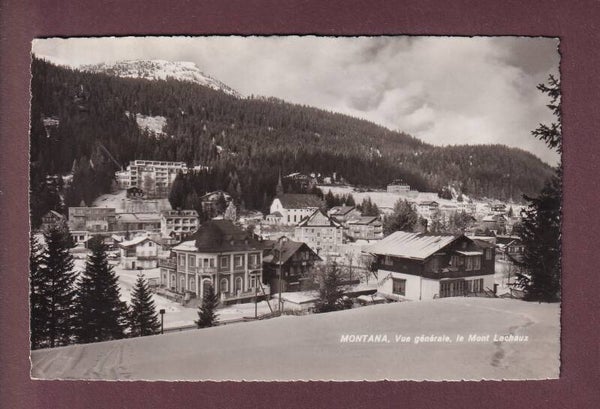 MONTANA - Vue partielle et Mont Lachaux // aminci //