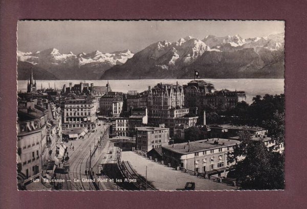 LAUSANNE - Grand Pont - Place de l'Europe - 1934