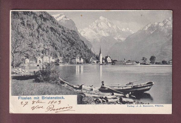 FLÜELEN - Bristenstock - 1903