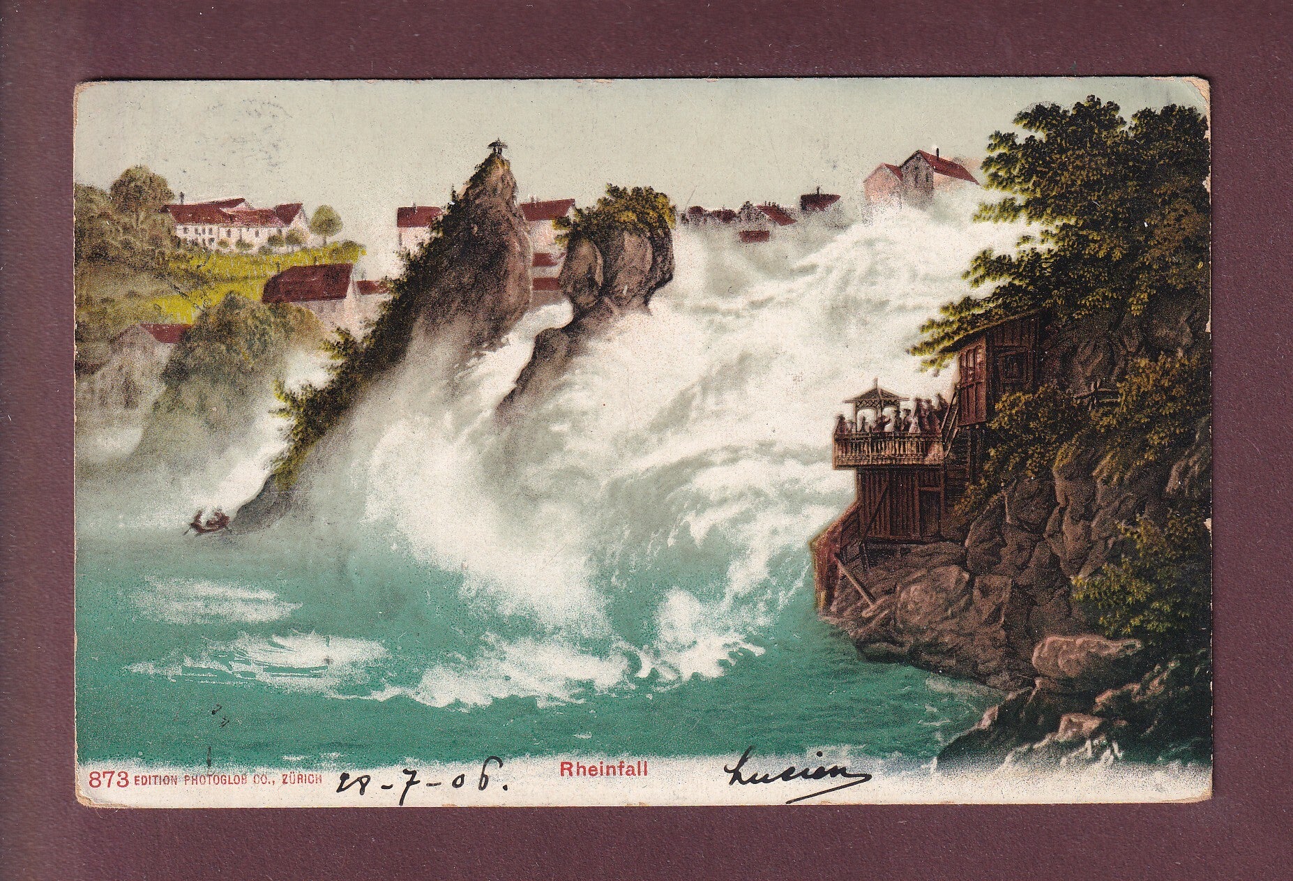 RHEINFALL - 1906