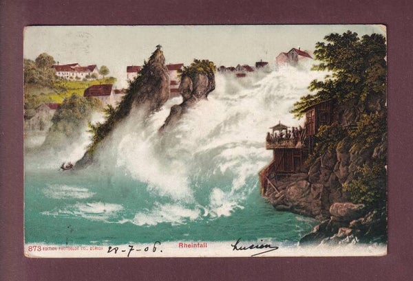 RHEINFALL - 1906