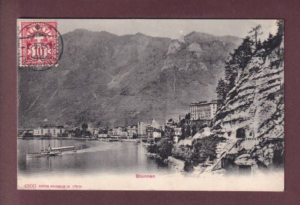 BRUNNEN - Schiff - 1906