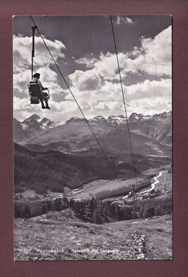 PONTRESINA - Sessellift Alp Languard - 1970