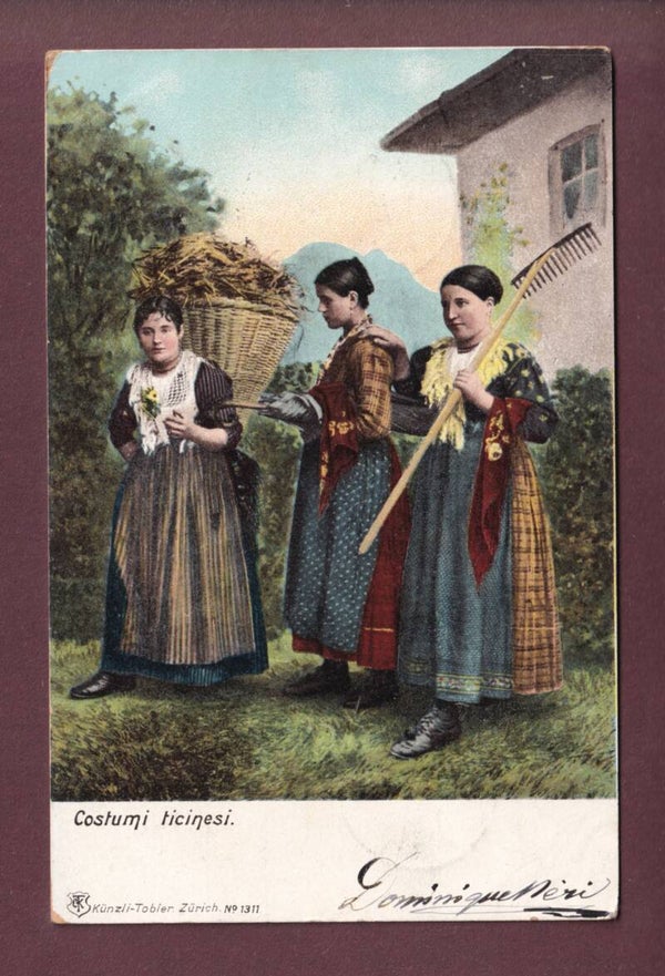TICINO - Costumi - 1904
