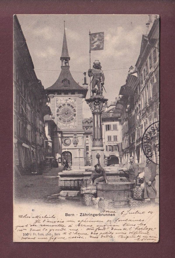 BERN - Zähringenbrunnen - 1904