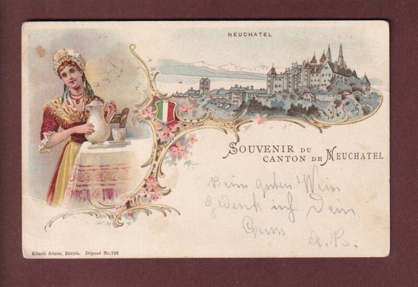 Souvenir de NEUCHÂTEL - 1902 // pli //