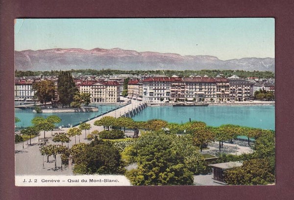 GENEVE - Quai du Mont-Blanc