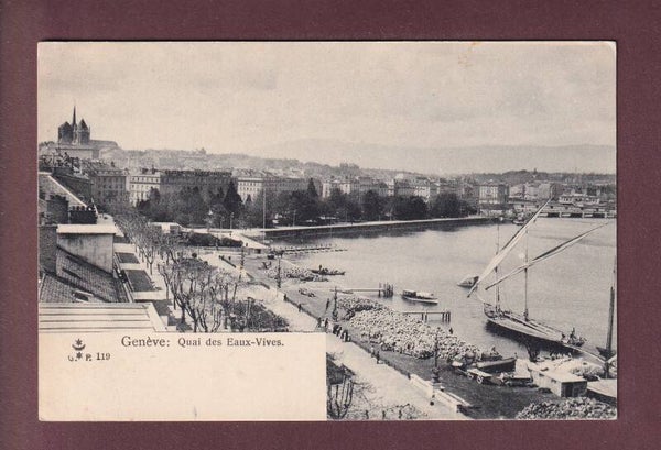 GENEVE - Quai des Eaux-Vives