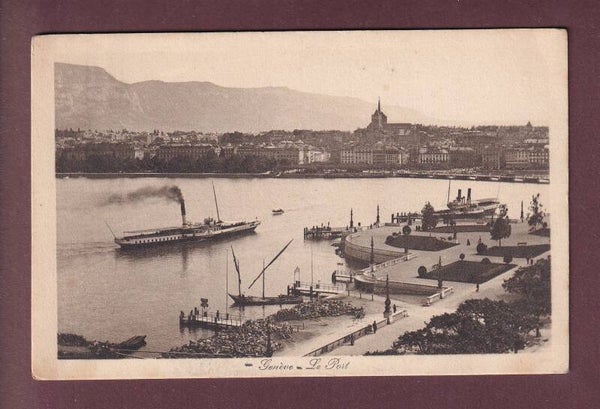 GENEVE - Rade - Bateau CGN LEMAN
