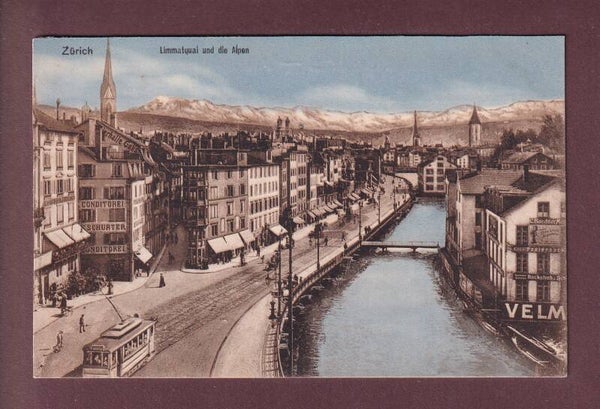 ZÜRICH - Limmatquai - Tram