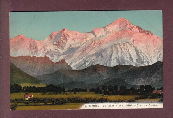 MONT-BLANC depuis Genève