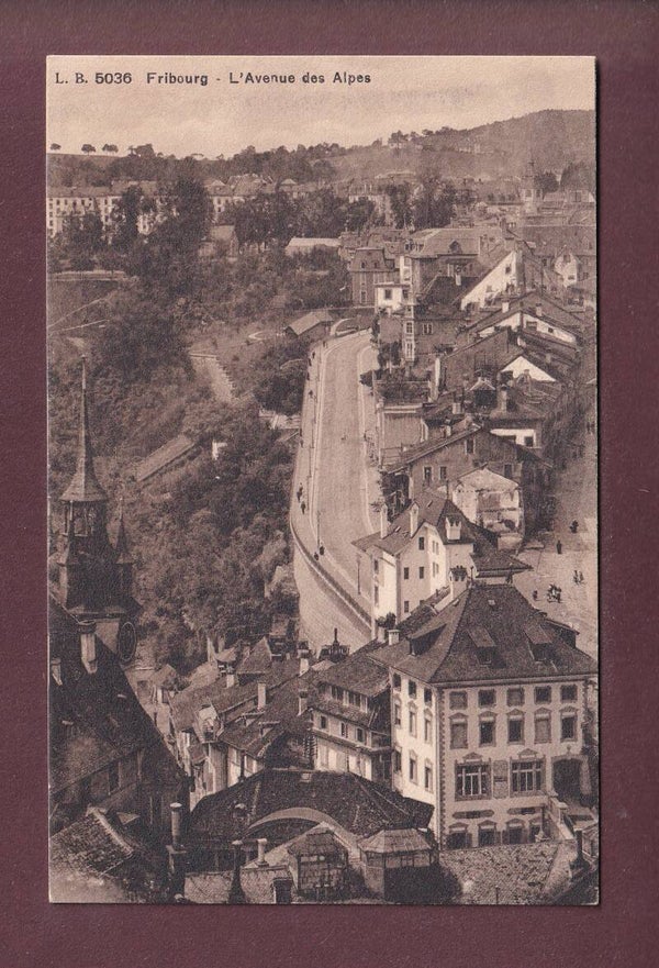 FRIBOURG - Avenue des Alpes