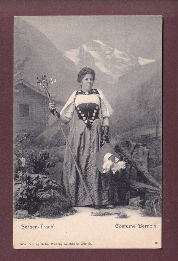 BERN - Tracht - Frau und Jungfrau
