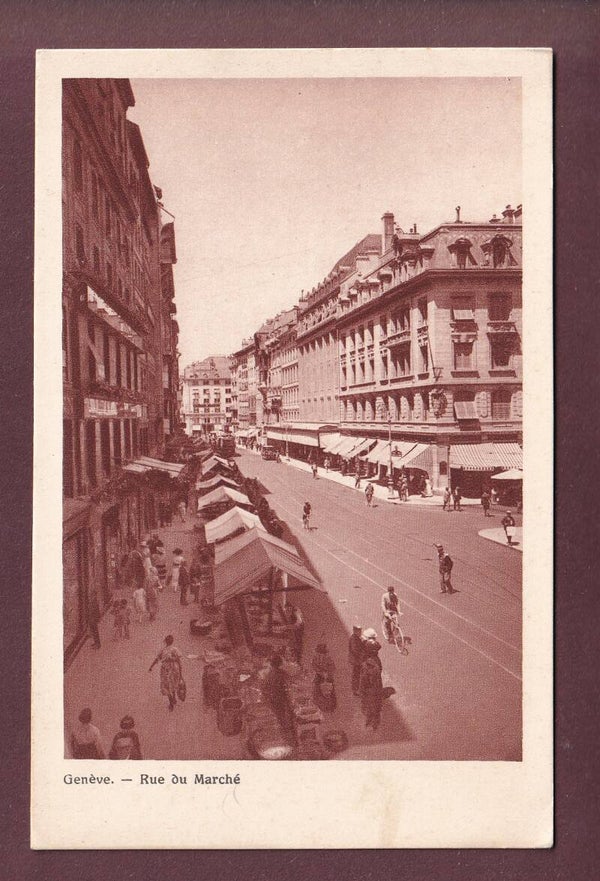 GENEVE - Rue du Marché