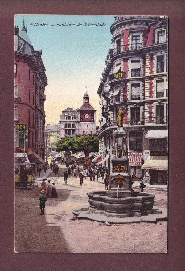 GENEVE - Fontaine de l'Escalade