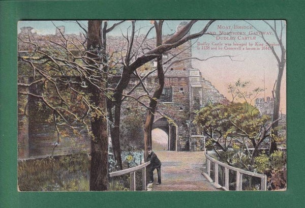 DUDLEY CASTLE - Moat Bridge and Northern Gateway