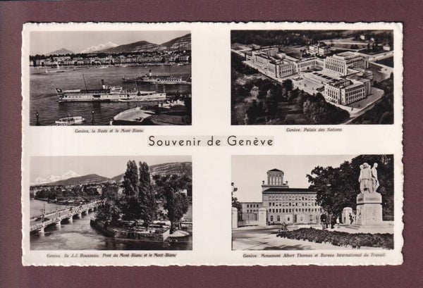 Souvenir de GENEVE - 4 images - 1943