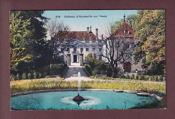 Château d'HAUTEVILLE sur Vevey