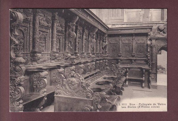 SION - Valère - Les Stalles