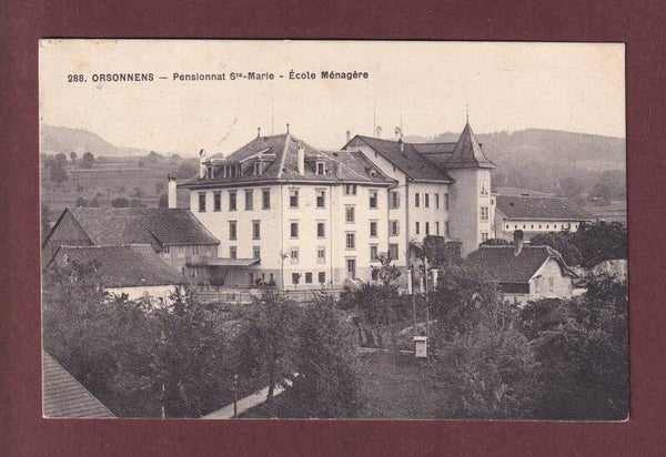 ORSONNENS - Ecole ménagère Ste Marie - 1911