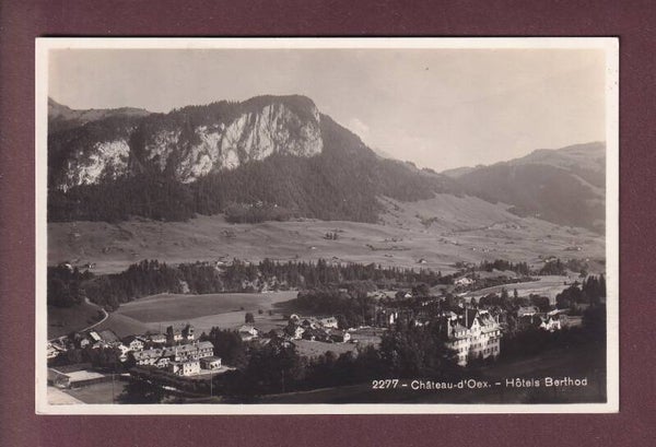 CHÂTEAU D'OEX - Hôtel Berthod