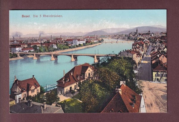 BASEL - Die 3 Rheinbrücken