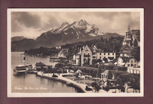 WEGGIS - Quai - Schiff - Pilatus