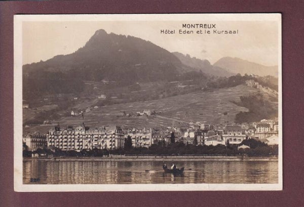 MONTREUX - Hôtel Eden - Barque - 1923