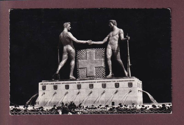 AARAU - Schützendenkmal - 1951 // Eckbug //