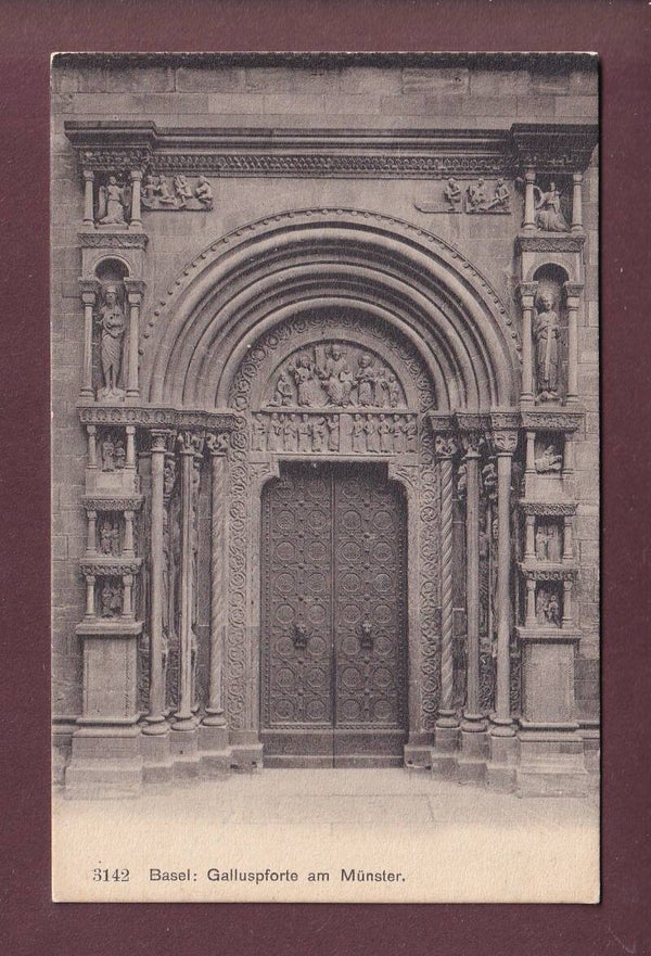 BASEL - Galluspforte am Münster