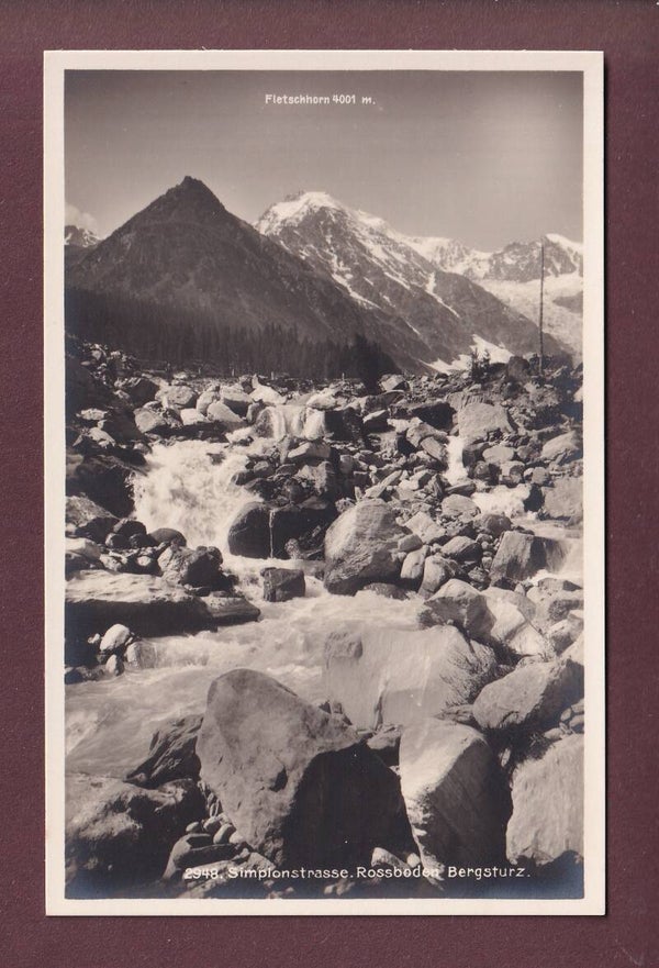Simplonstrasse - ROSSBODEN BERGSTURZ