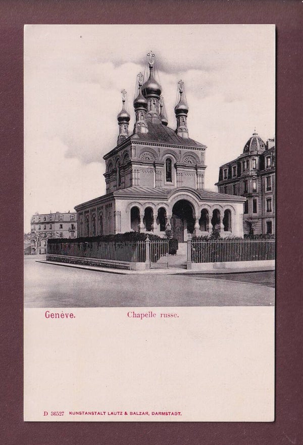 GENEVE - Chapelle Russe - Surface lisse