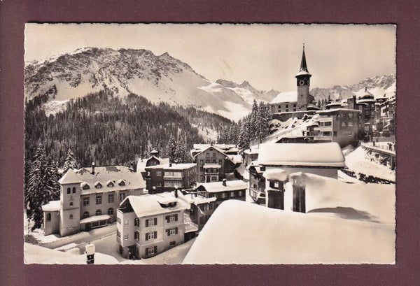 AROSA - Teilansicht unter Schnee - 1952