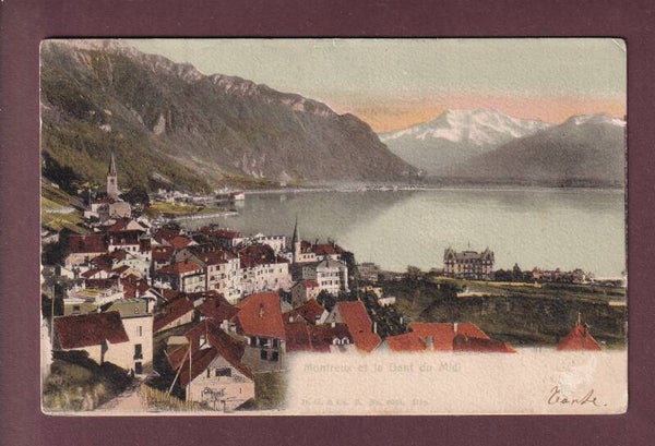 MONTREUX - Dents du Midi - 1905