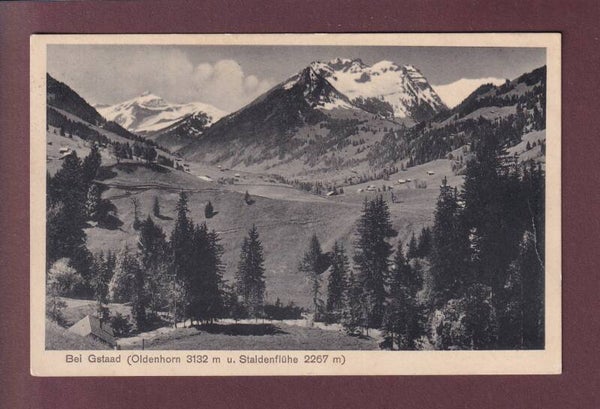 Bei GSTAAD - Oldenhorn - Staldenflühe - 1917