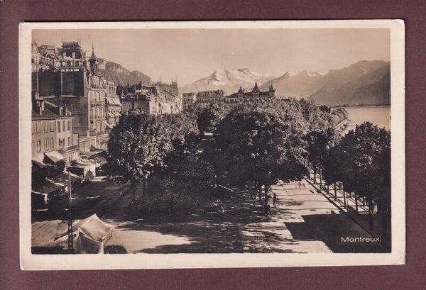 MONTREUX - La Rouvenaz - 1924