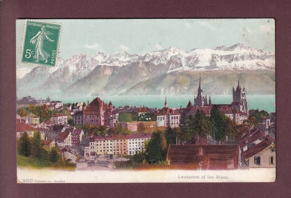 LAUSANNE et les Alpes