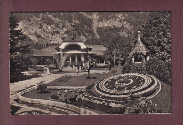INTERLAKEN - Kursaal - Blumenuhr - 1928