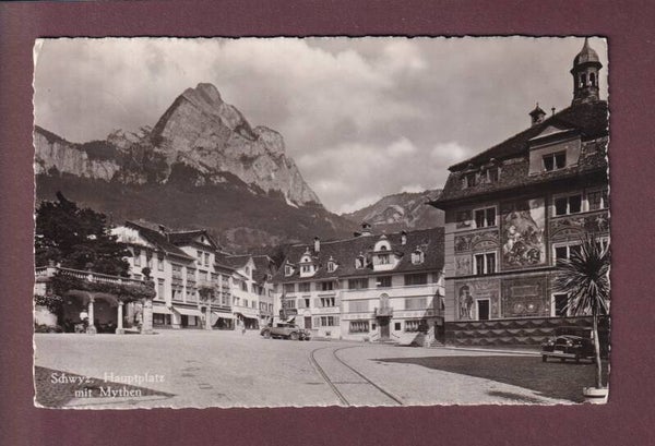 SCHWYZ - Hauptplatz - Auto - 1943