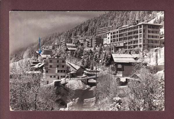 LEYSIN - Quartier Versmont en hiver - 1959 // pli //