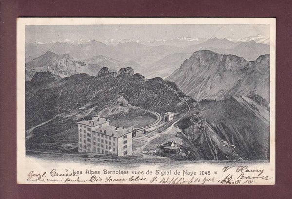 ROCHERS DE NAYE - 1903 // dos touché //