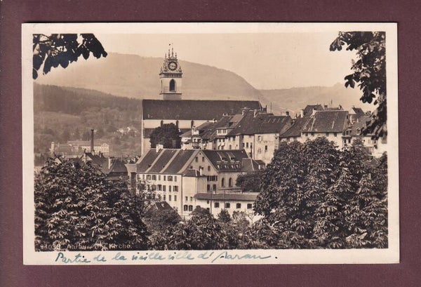 AARAU - Teil mit Kirche - 1929
