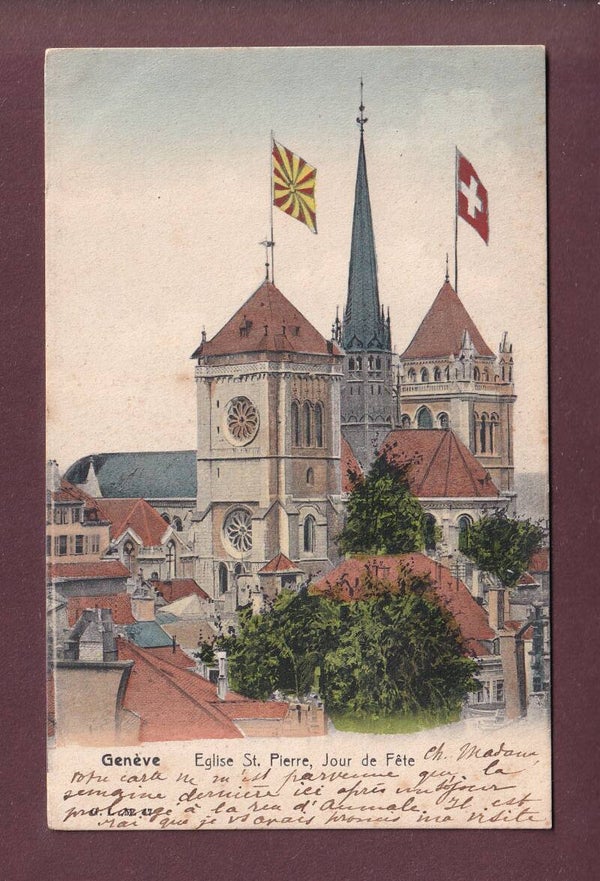 GENEVE - St. Pierre - Jour de Fête - 1905