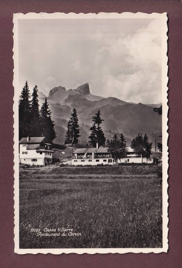 CRANS SUR SIERRE - Restaurant du Cervin - 1952