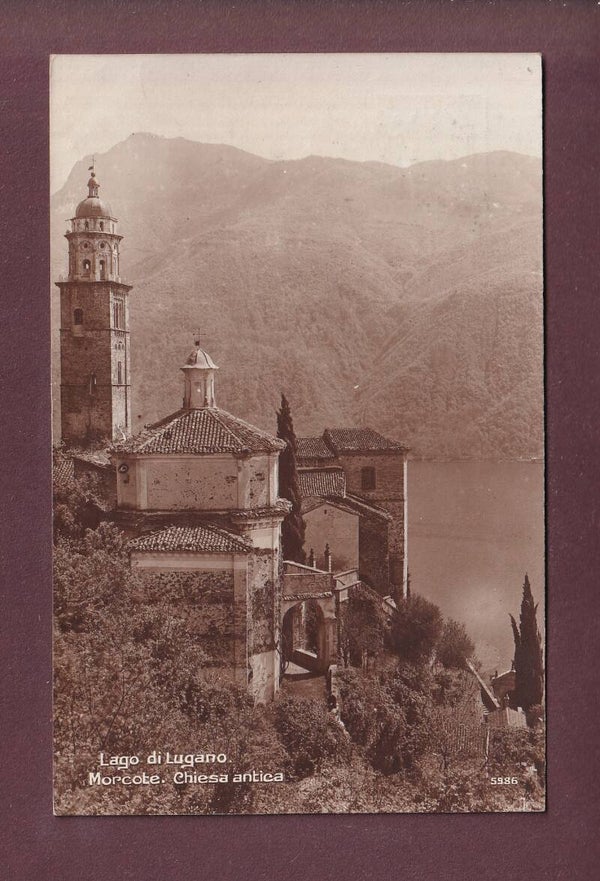 MORCOTE - Chiesa antica - 1927