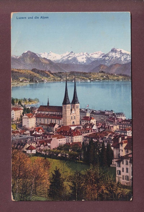 LUZERN - Hofkirche - 1929