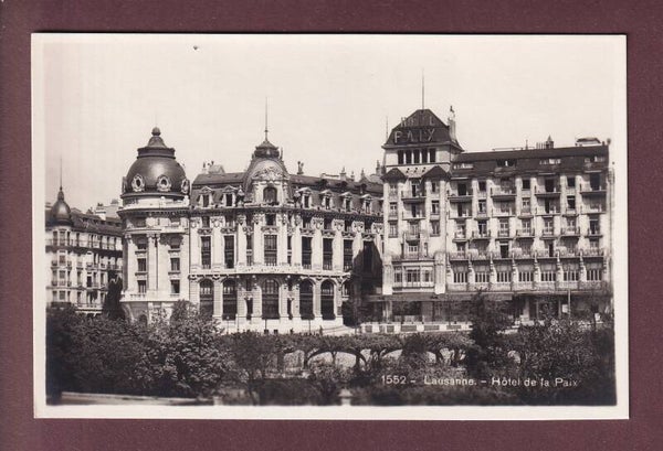 LAUSANNE - Hôtel de la Paix - Crédit Suisse