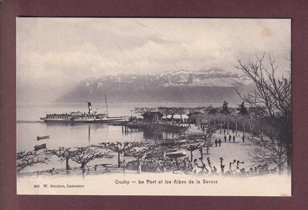 LAUSANNE - Port d'Ouchy - Bateau CGN Lausanne
