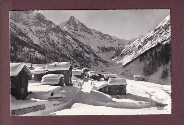 ZINAL sous la neige - Besso