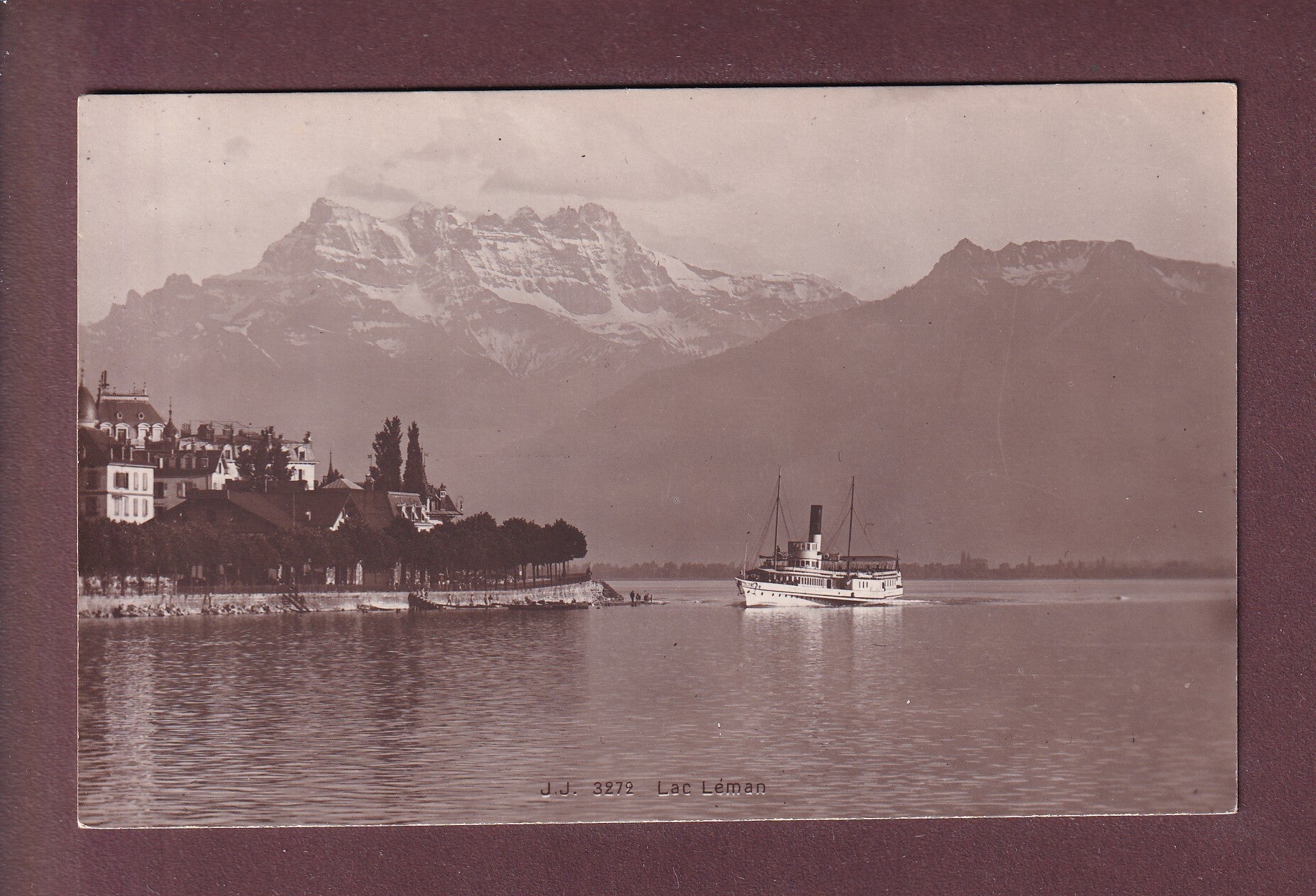 LAC LEMAN - Bateau CGN - Dents du Midi